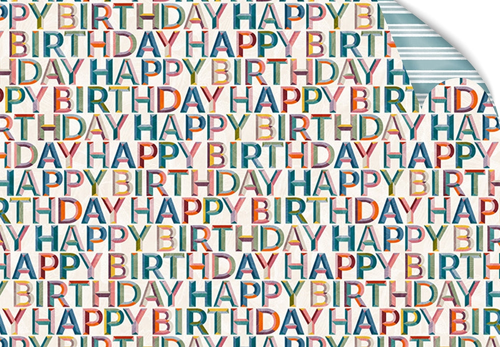 Artebene wrapping paper Happy Birthday