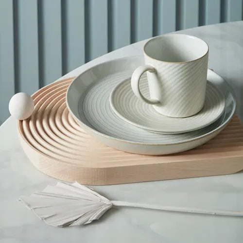 Denby Impression Cream Spiral Small Plate