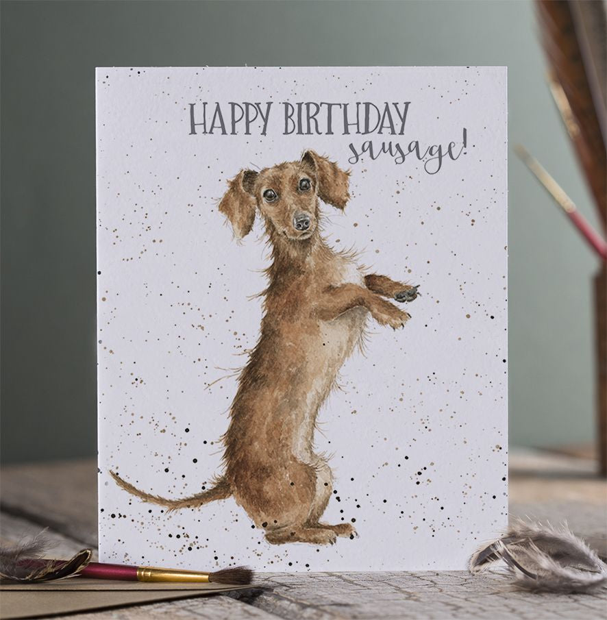 Wrendale ‘Happy Birthday Sausage!’ Card