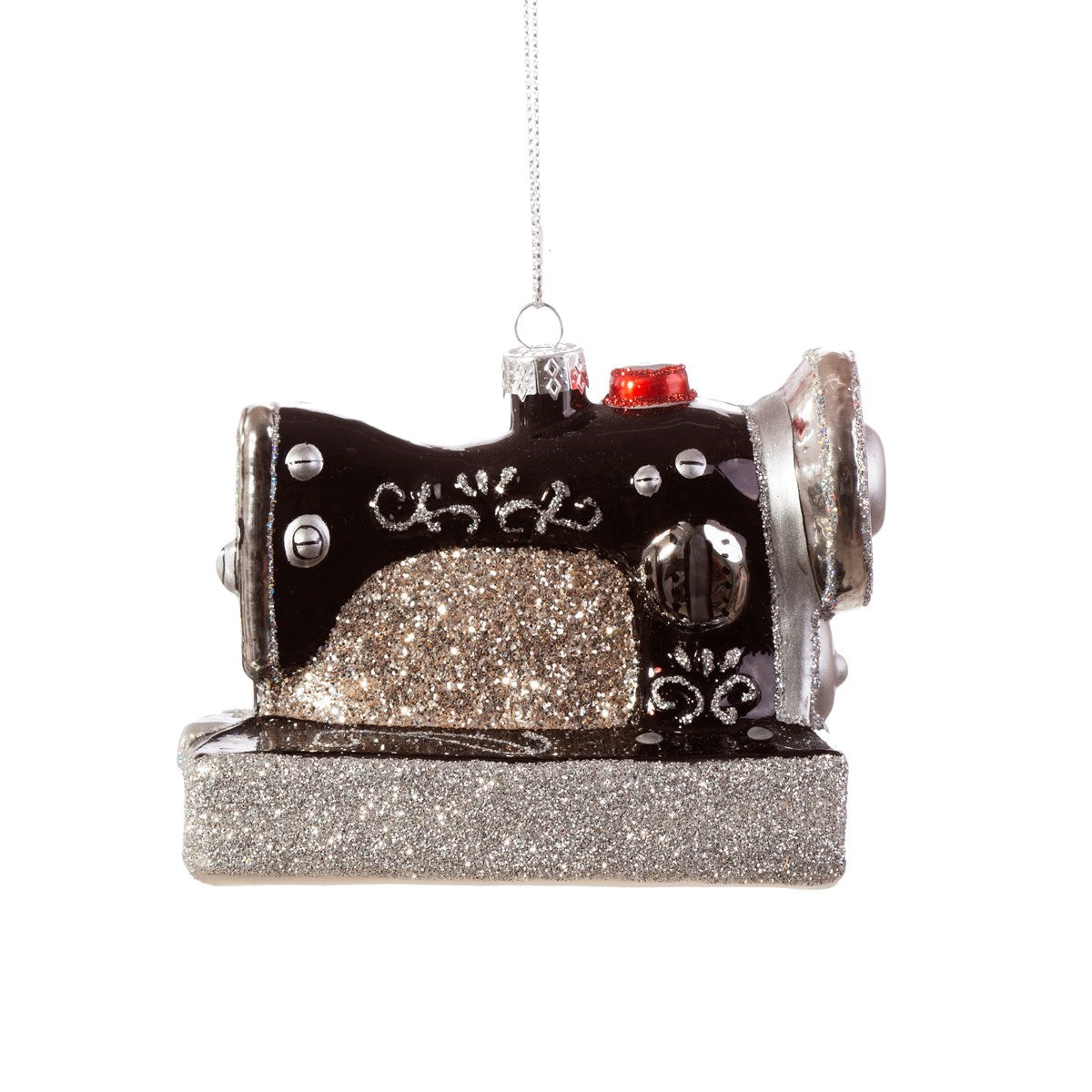 Sass & Belle Retro Sewing Machine Shaped Bauble