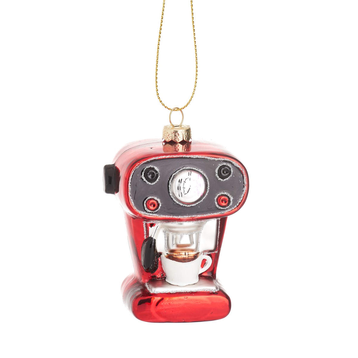 Sass & Belle Coffee Machine Shaped Bauble
