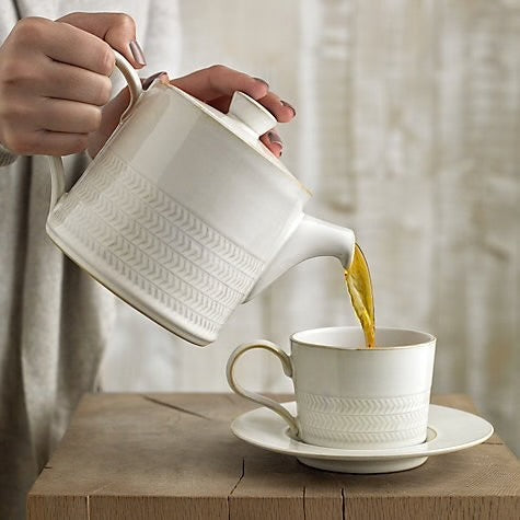 Denby Natural Canvas Textured Teapot