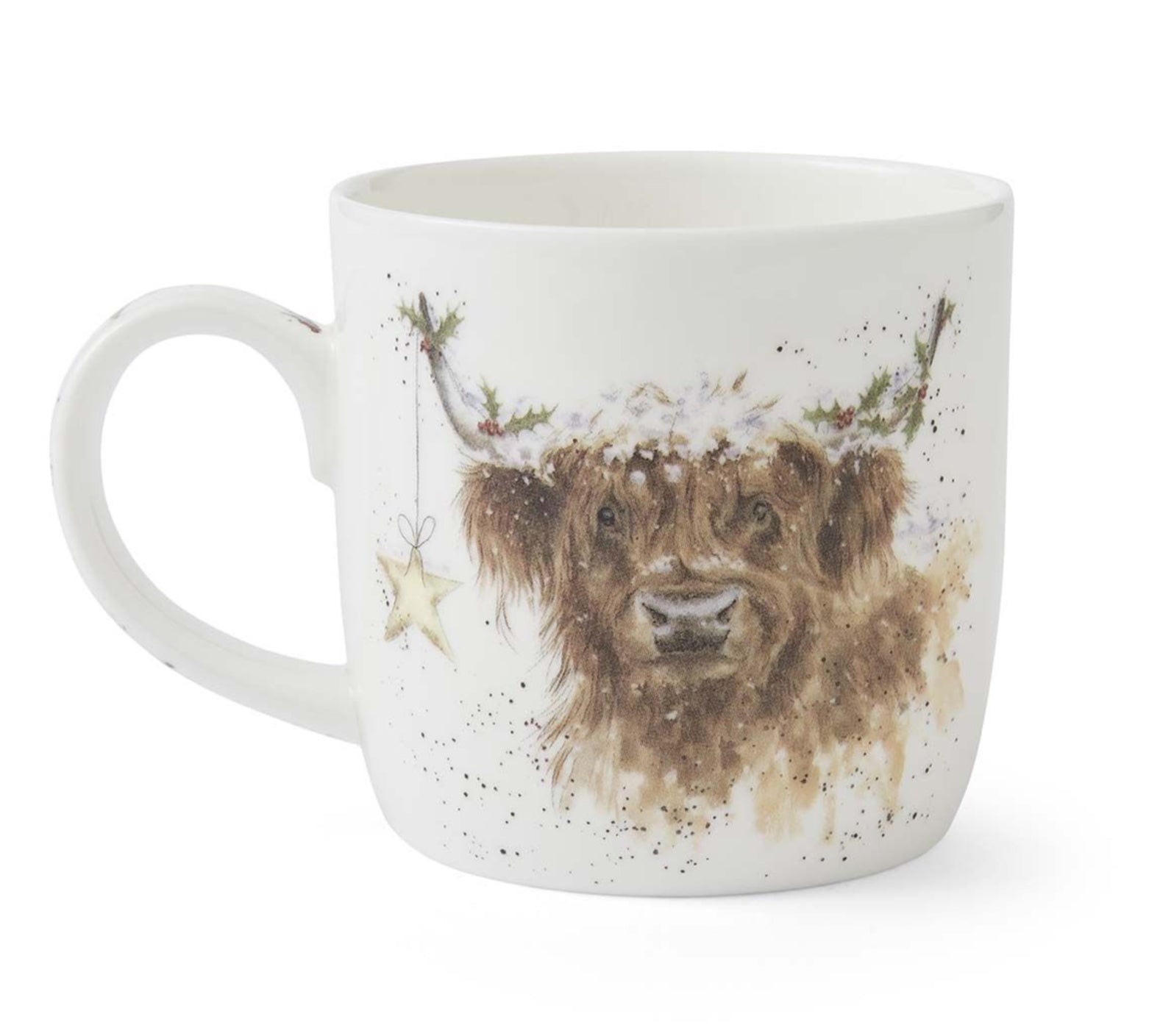 Wrendale Highland Star Christmas Mug