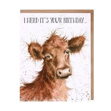 Wrendale ‘I Herd It’s Your Birthday’ Card