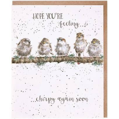 Wrendale ‘Hope You’re Feeling Chirpy Again Soon’ Card