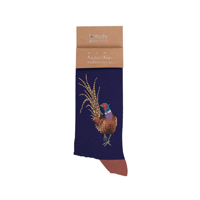 Wrendale Men’s Socks ‘Ready For My Close Up Pheasant’