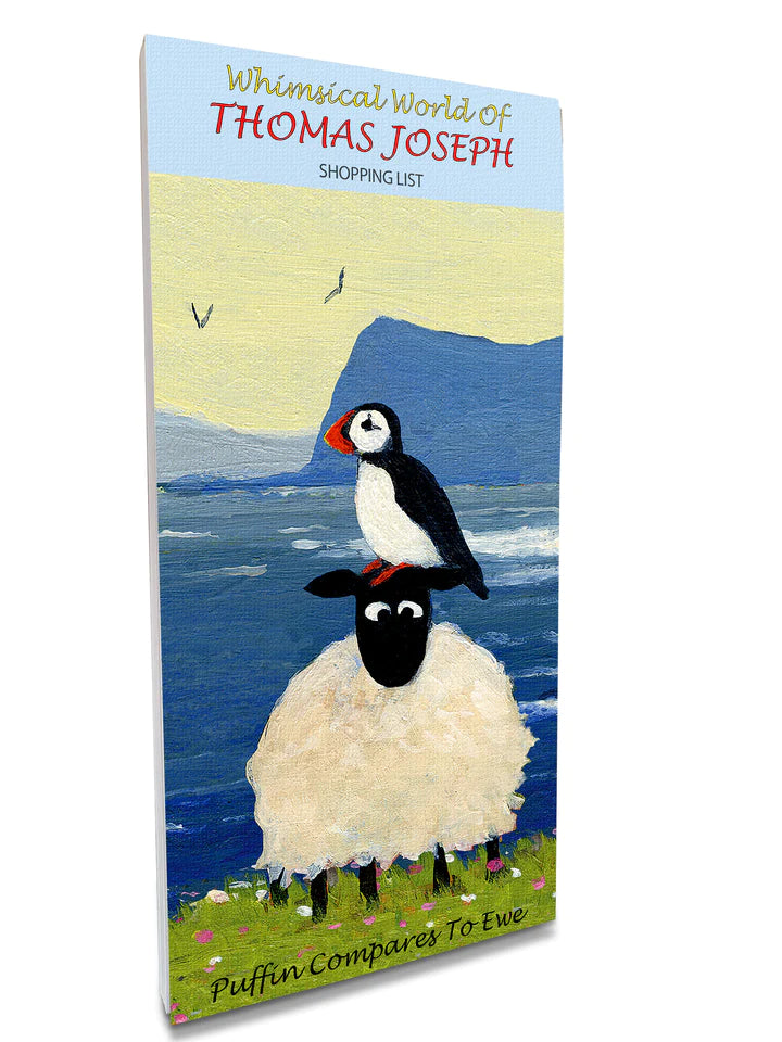 Thomas Joseph ‘Puffin Compares To Ewe’ Shopping Pad
