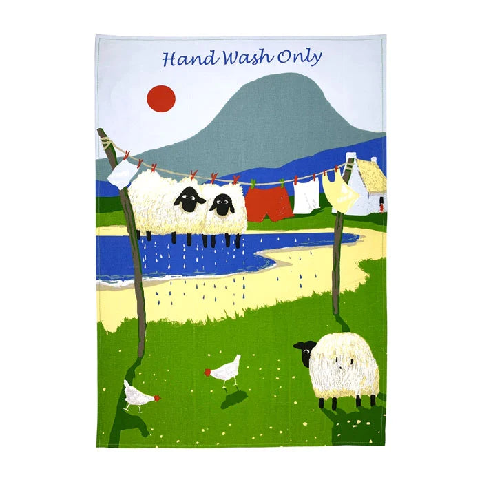 Thomas Joseph Hand Wash Only Tea Towel