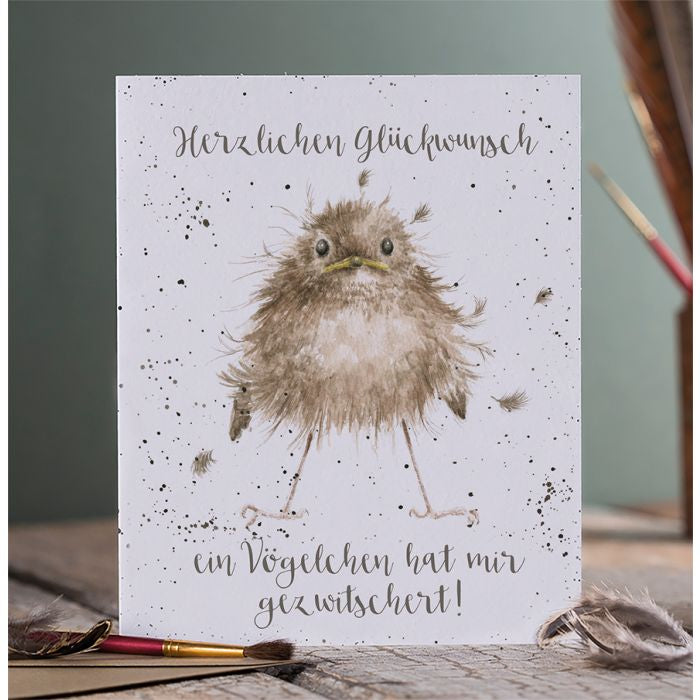 Wrendale Happy Birthday A Little Birdie Told Me! Card