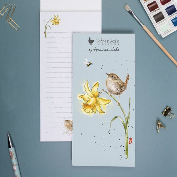 Wrendale Designs ‘The Birds and The Bees’ Bird Magnetic Shopping Pad