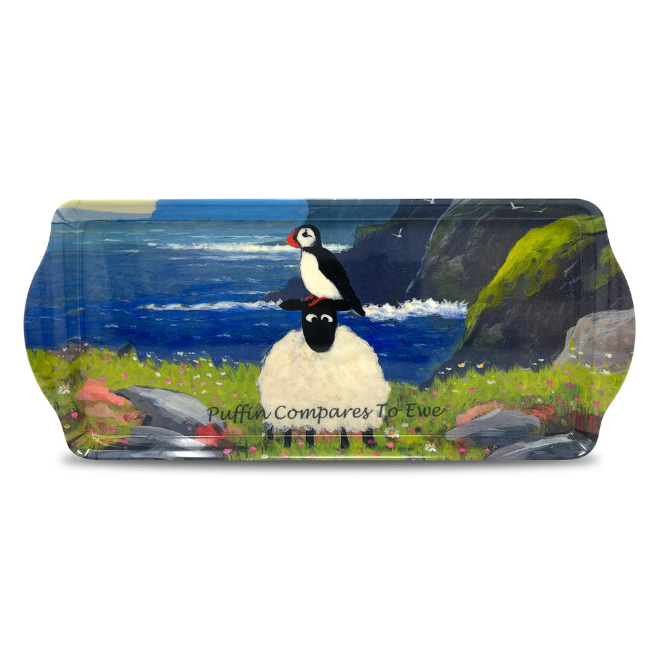 Thomas Joseph ‘Puffin Compares To Ewe’ Medium Tray