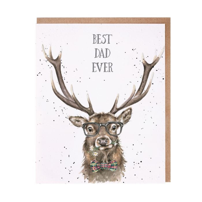Wrendale ‘Best Dad Ever’ Stag Card