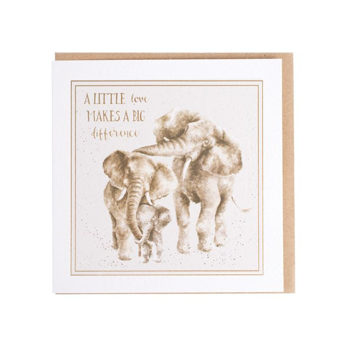 Wrendale ‘A Little Love Makes A Big Difference’ Card