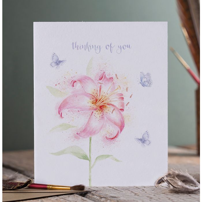 Wrendale Holly Blue ‘Thinking Of You’ Card