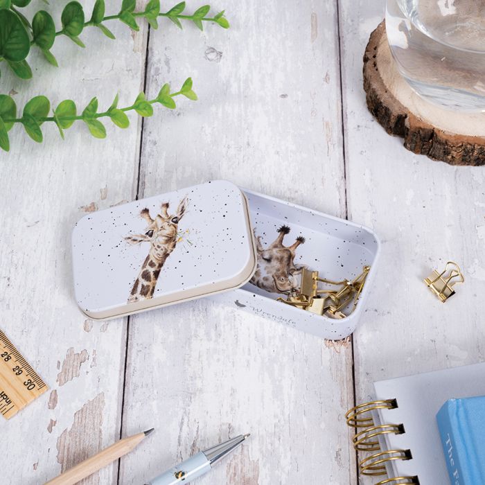 Wrendale ‘Flowers’ Giraffe Mini Tin