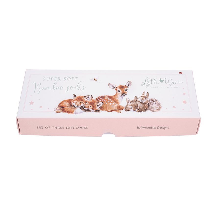 Wrendale ‘Little Wren’ Forest Baby Socks 0-6 Months