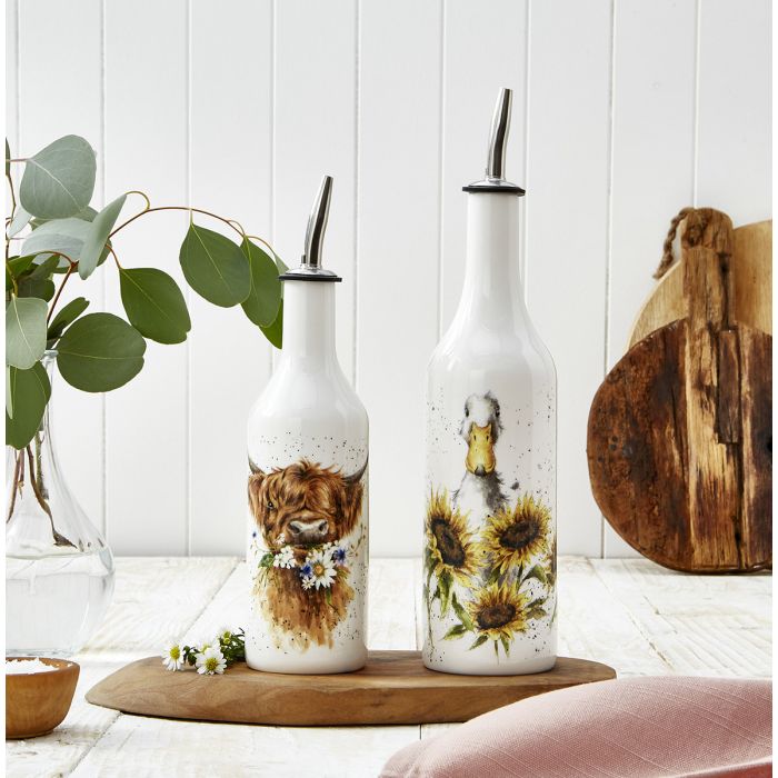 Wrendale ‘Cow and Duck’ Oil & Vinegar Set