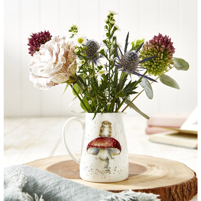 Wrendale ‘Fun-gi Mouse’ Posy Jug