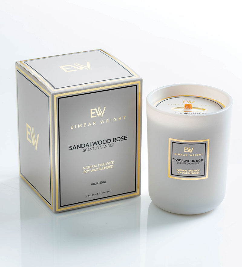 Eimear Wright Sandalwood Rose Candle 250g