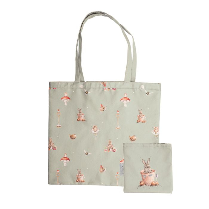 Wrendale ‘Garden Friends’ Rabbit Foldable Shopping Bag
