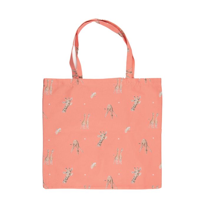 Wrendale ‘Flowers’ Giraffe Foldable Shopping Bag