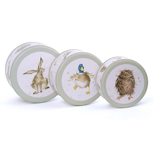 Wrendale ‘Hare,Duck, Owl’ Cake Tin Nest