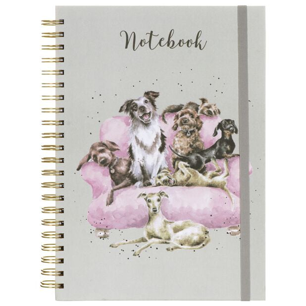 Wrendale ‘Movie Night’ Dog Spiral Notebook