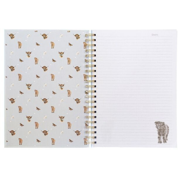Wrendale ‘Daisy Coo’ A4 Spiral Notebook