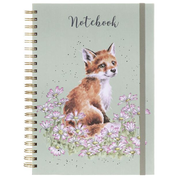 Wrendale ‘Make My Daisy’A4 Fox Spiral Notebook