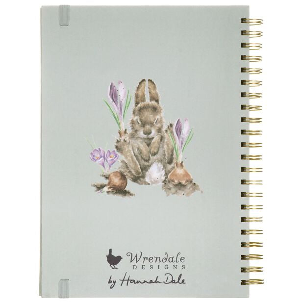 Wrendale ‘Head Clover Heels’ A4 Rabbit Spiral Notebook
