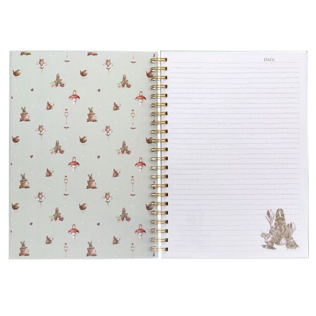 Wrendale ‘Head Clover Heels’ A4 Rabbit Spiral Notebook