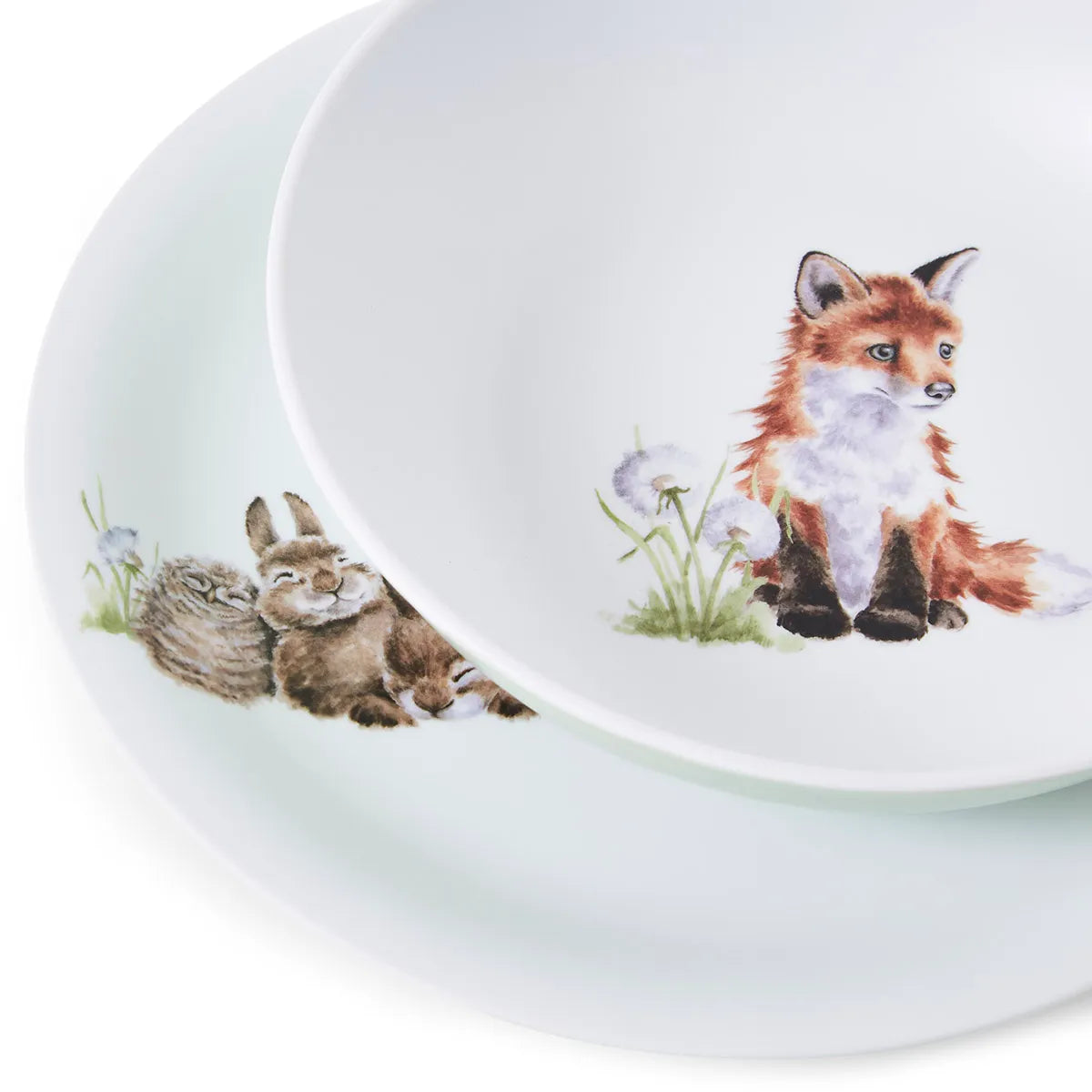 Wrendale ‘Little Wren’ 2 Piece Set Plate & Bowl