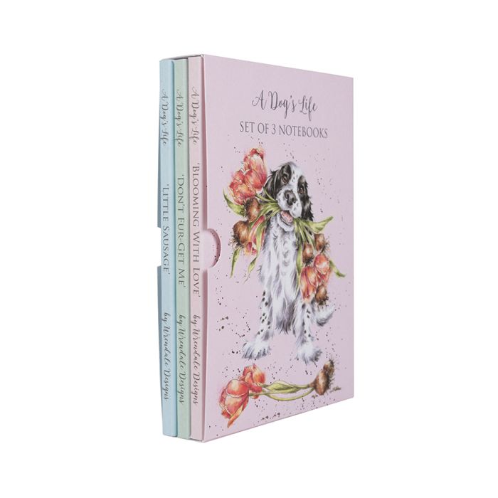 Wrendale ‘A Dog’s Life’ Set Of 3 Notebooks
