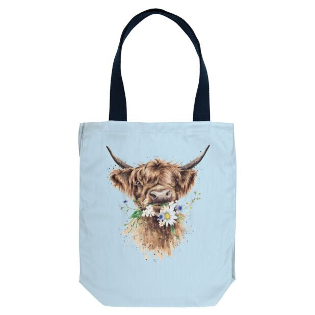 Wrendale ‘Daisy Coo’ Cow Canvas Tote Bag