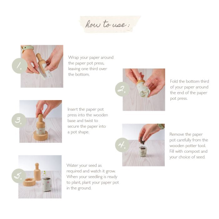 Wrendale ‘Born To Be Wild’ Fox Paper Pot Press