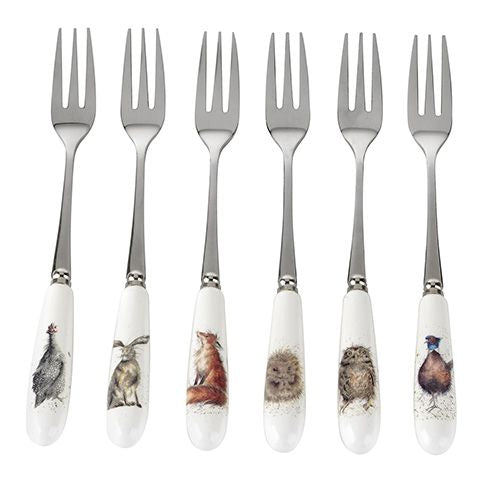 Wrendale Pastry Fork Set Of 6