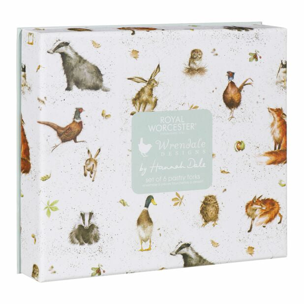 Wrendale Pastry Fork Set Of 6