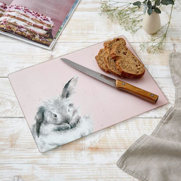 Wrendale ‘Bathtime’ Bunny Glass Worktop Saver
