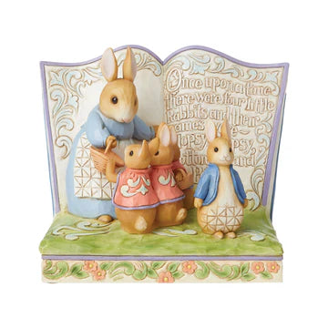 Beatrix Potter ‘Once Upon A Time There Were Four Little Rabbits’ Peter Rabbit Storybook Figurine