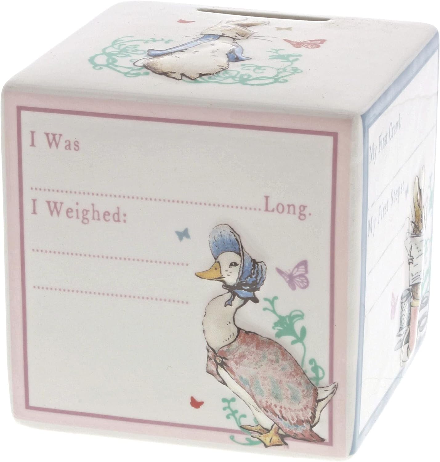 Beatrix Potter Peter Rabbit New Baby Money Bank