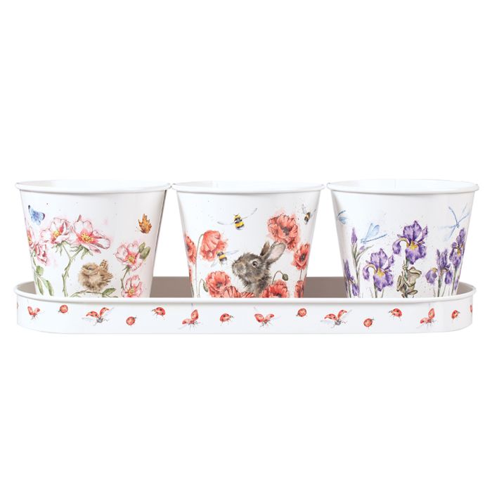 Wrendale ‘Floral Herb’ Pot & Tray