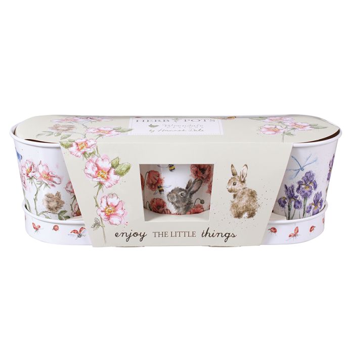Wrendale ‘Floral Herb’ Pot & Tray