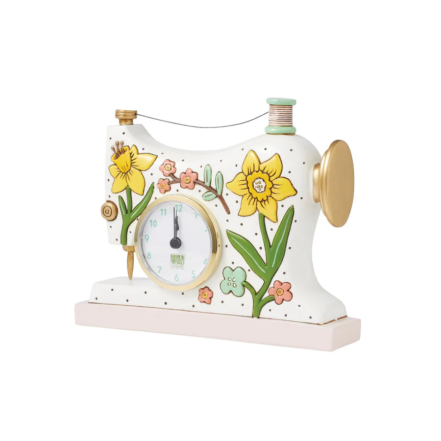 Allen Designs Sew Happy Desk Clock