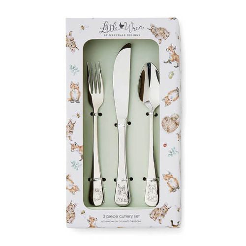 Wrendale ‘Little Wren’ 3 Piece Cutlery Set