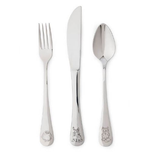Wrendale ‘Little Wren’ 3 Piece Cutlery Set