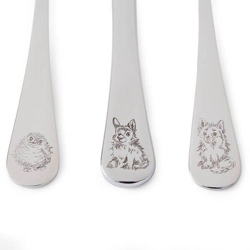 Wrendale ‘Little Wren’ 3 Piece Cutlery Set