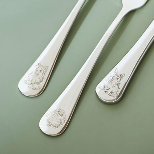 Wrendale ‘Little Wren’ 3 Piece Cutlery Set