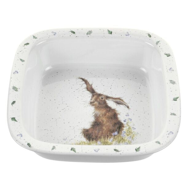 Wrendale ‘Hare Brained’ Square Dish