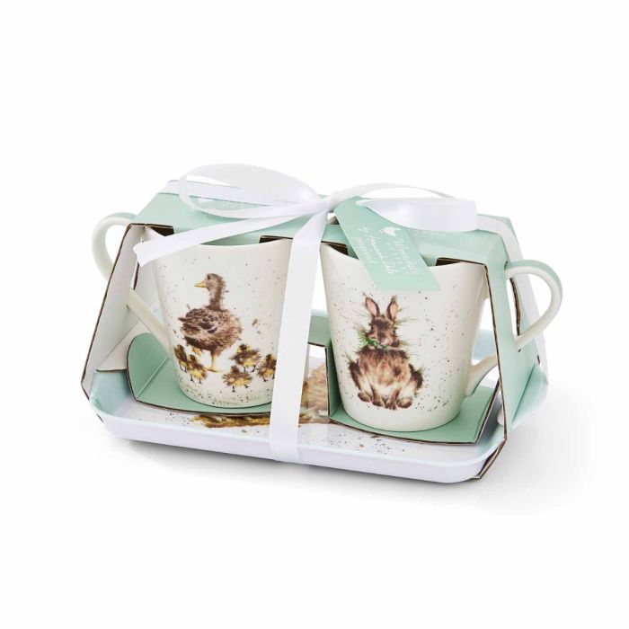 Wrendale ‘Country Animal’ Mug & Tray Set