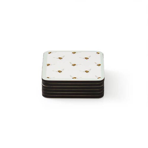 Wrendale ‘Flight Of The Bumble Bee’ Coaster Set Of 6